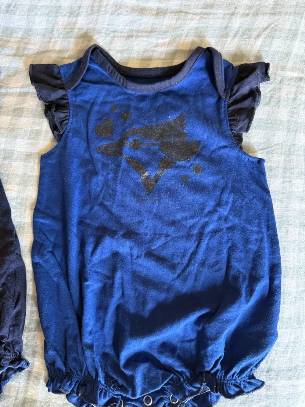 MLB Blue & Navy Baby One-Piece Bodysuit Set
